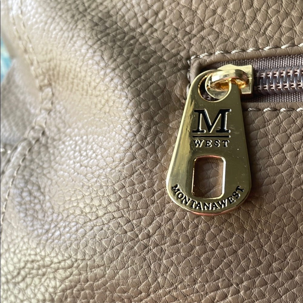 Montana West Brown Tote Bag with Casual Slouchy Design - Picture 3 of 12